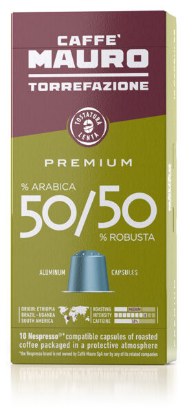 "PREMIUM" NESPRESSO® COMPATIBLE CAPSULES - BOX WITH 10 CAPSULES