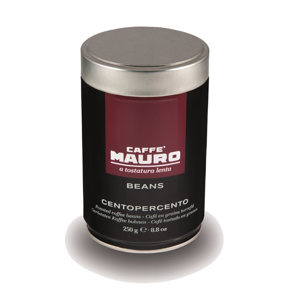 CENTOPERCENTO COFFEE BEANS IN CAN 250GR